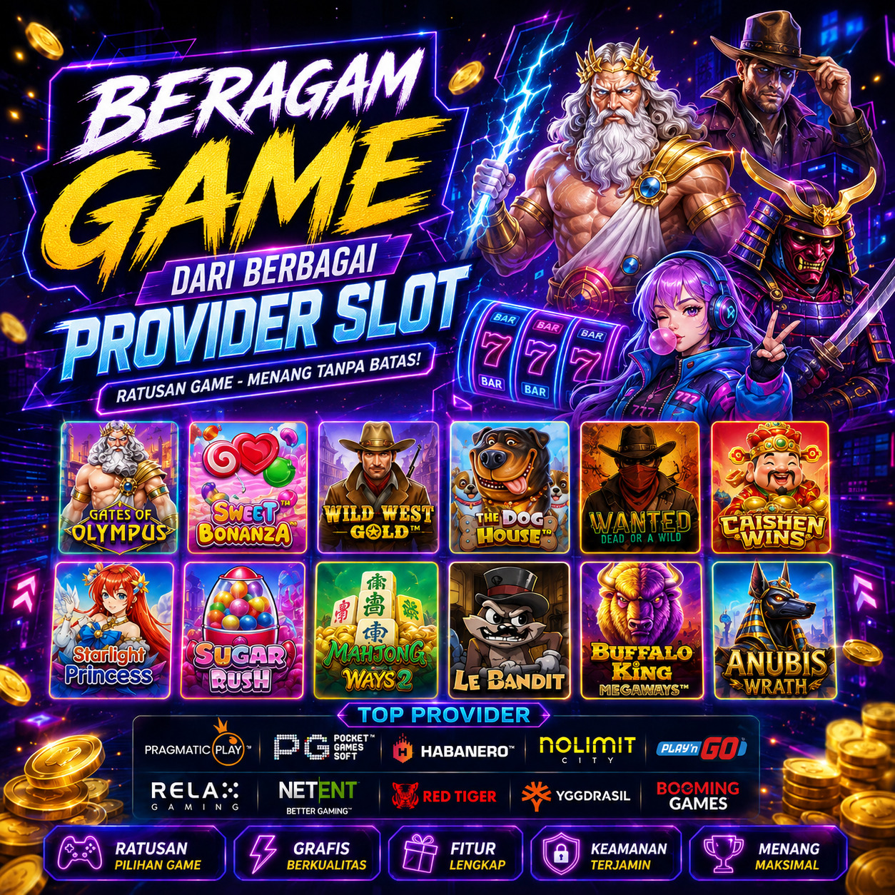Evolusi Tema dalam Industri Game Slot: Dari Simbol Klasik hingga Dunia Digital Interaktif